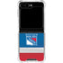 NHL New York Rangers Jersey Galaxy Z Flip6 Clear Case